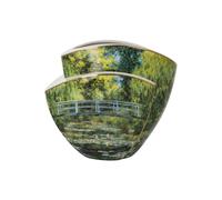 Goebel Vase Monet - Japanische Brücke, Blumenvase, Dekovase, Porzellan, H 29 cm, 67063151