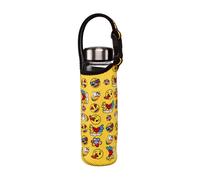 GoebelTrinkflasche emoji by Britto - Summer Feelings, Glasflasche mit Neoprenhülle, Glas-Kombi, Gelb, 700 ml, 66453061