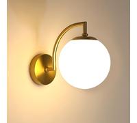 Goeco Applique Murale Interieur Moderne, Douille E27 Dia.15CM, Doré