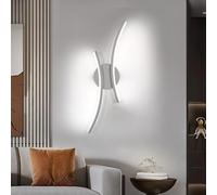 Goeco Applique Murale Intérieure LED, 20W 2250LM 44CM 6500K, Blanc