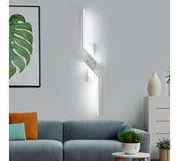 Goeco Applique Murale Intérieure LED, 81cm 24W Lampe Murale Moderne en Acrylique à Lumière Blanche Froide 6500K, Applique LED pour Chambre, Salon, Couloir, Blanc