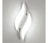 Goeco Applique Murale Intérieure LED, Moderne Lampe Murale 12W 1350LM, Éclairage Acrylique Luminaire Mural pour Salon Chambre Escalier, 6500K lumière blanche froide