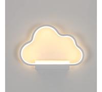 Goeco Applique Murale Led, Blanc Lampe Murale Led Moderne 20W, Simple Design Applique Luminaire En Aluminium pour Couloir, Escalier, Salon, Chambre, Non-dimmable (Blanc Chaud)