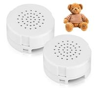 GOEDCH 2 pièces Enregistreur vocal pour peluches : Module sonore enregistrable avec 60 secondes d'enregistrement, Mini jouet enregistreur pour parler Accessoire pour jouet DIY de peluches, Son clair