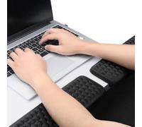 GOEDCH 2 pièces L Oreiller Coude Poignet en Forme de L : Bords de Bureau Ergonomiques en Mousse à Mémoire de Forme de L, Repose-Poignet en Forme de L Antidérapant, pour Bord de Table ou de Bureau