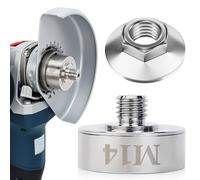 GOEDCH Adaptateur X-Lock avec Contre-écrou M14: Adaptateur M14 pour Xlock, Accessoire pour Meuleuse D'angle, Adaptateur X-LOCK sur Filetage M14, pour forets diamantés, lames de scie, couteaux de coupe