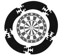 GOEDCH Anneau de protection pour cible de fléchettes : 5 pcs anneau de récupération surround pour fléchettes, protection murale, cible de fléchettes surround pour protection de fléchettes, anneau de