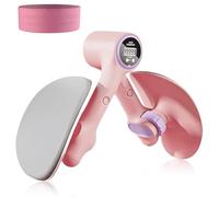 GOEDCH Appareil d'entraînement des cuisses : appareil d'entraînement du plancher pelvien pour femme, appareil de musculation des jambes, presse pour les fesses avec fonction de comptage, appareil