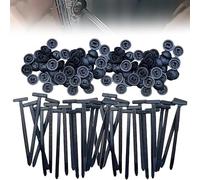 GOEDCH Attache de Câbles Universelles en Nylon: 100 Pièces Attache de Câble en Nylon Très Résistantes et Autobloquantes, Outil Multifonction en Plastique pour Réparation Quotidienne de Voiture