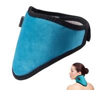 GOEDCH Coussin chauffant pour la nuque : support de cou chauffant, chauffage USB, coussin chauffant USB avec température et minuterie réglables, collerette électrique pour soulager les douleurs