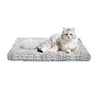 GOEDCH Couverture auto-chauffante pour chat : 70 x 50 x 6 cm Couverture auto-chauffante lavable, tapis chauffant pour chien avec dessous antidérapant, rembourrage thermique moelleux pour la maison et