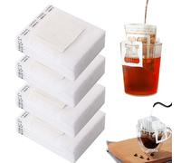 GOEDCH Drip Coffee Bag : 200 pièces Sacs à café suspendus en forme de goutte d'oreille Sacs à café portables Filtre à café Camping avec oreille suspendue, Sacs à café pour les voyages, la maison, le