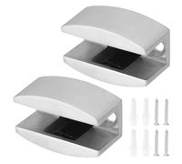 GOEDCH Guide de Sol pour Porte Coulissante en Verre: 2 Pièces de Guide au Sol en Acier Inoxydable, Accessoires pour Système de Porte Coulissante pour Portes Coulissantes en Verre Sans Cadre