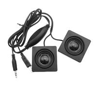 GOEDCH Haut-parleur PC : mini haut-parleur d'ordinateur, haut-parleur de moniteur pour PC, haut-parleur d'ordinateur portable USB, stéréo caché petit haut-parleur pour le bureau, les jeux et le bureau