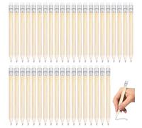 GOEDCH HB Crayons en Bois: Lot de 200 Mini Crayons avec Gomme, Crayon de Golf pour Enfants, 9.5cm en Bois Naturel pour Enfants, Étudiants, Enseignants, Bureau, Fournitures, Dessin, Écriture