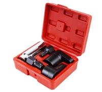 GOEDCH Jeu de Clés et D'écrous pour Sonde Lambda: Lot de 5 Douilles pour Sondes Lambda, Kit de Réparation de Filetage, Outil pour Sonde Lambda à Entraînement 1/2" 3/8" de Réparation Automobile