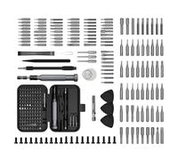 GOEDCH Lot de 150 tournevis de précision S2 en acier à outils de précision - Mini tournevis magnétiques pour smartphone, ordinateur portable, montre, lunettes, console, boîte noire