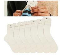 GOEDCH Planche à Chaussettes: 7 Planches à Chaussettes Taille 34-47, Règle à Chaussettes avec Informations Tailles, Bois Chaussettes à Tricoter pour Amateurs Tricot et D'Artisanat
