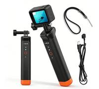 GOEDCH Poignée de perche sous-marine avec corde de transport : connexion Bluetooth, perche à selfie flottante, poignée flottante adaptée aux accessoires GoPro, pour caméra d'action Hero 12/11/10/9/8