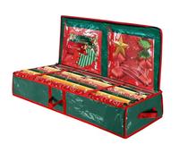 GOEDCH Sac de Rangement pour Papier Cadeau: 104×36×16 cm - Organisateur de Sac pour Rouleaux Papier, Accessoires de Décoration pour Noël