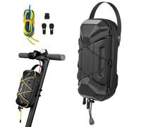 GOEDCH Sac étanche pour scooter 2 l : grande capacité, sacoche de guidon pour scooter électrique, montage rapide pour scooter électrique et vélo, pour la vie quotidienne et l'extérieur