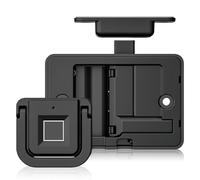 GOEDCH Serrure de Tiroir à Empreinte Digital: Serrure de Sécurité à Empreinte Digitale Noire, Serrure de Meuble Intelligente avec 20 Empreintes Digitales, Serrure de Tiroir Sans Clé avec Poignée