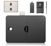 GOEDCH Serrure électronique d'armoire : serrure NFC, serrure de tiroir intelligente, serrures cachées, sécurité enfant, sans perçage pour armoire, tiroir, casiers et boîte aux lettres