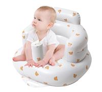 GOEDCH Siège gonflable pour bébé 3 à 36 mois: Siège portable gonflable avec pompe intégrée, chaise enfantine gonflable avec soutien pour le cou, aide au siège pour bébé - Voyage, Allaitement