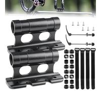 GOEDCH Support de Fourche de VéLo en Alliage D'Aluminium: 2 PièCes de Fourches de VéLo Multifonctions avec Sangles et Levier de DéGagement Rapide