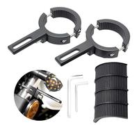 GOEDCH Supports de montage pour phare de moto, 2 supports de 40 à 62 mm, réglables et universels