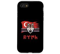 Göktürk Bozkurt Loup Design - Drapeau Turc & Runes Coque pour iPhone SE (2020) / 7/8