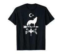 Göktürk Girouette Design Loup - Mythologie Turque T-Shirt