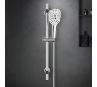 Görbach Porte-Serviettes Multifonctionnel en Aluminium Anti-Corrosion Résistant à la Rouille Barres Porte avec Crochet Porte Serviettes Mural pour Salle de Bain Cuisine Chrom(7-60SS)