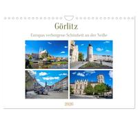 Görlitz - la beauté cachée de l'Europe sur la Neisse, Version française (Calendrier mural 2026 DIN A4 portrait), Calendrier CALVENDO mensuel