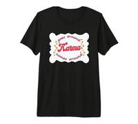 Goes Around Karma Comes Around Retro Esthétique T-Shirt Haut de Gamme