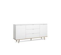 Buffet au design scandinave pour salon avec 2 portes et 3 tiroirs Vide