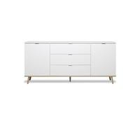 GÖTEBORG Buffet bas Style scandinave Décor chene et L 180 cm