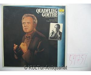 Goethe Johann Wolfgang und Will Quadflieg - Monologe und Szenen aus Faust 1 / Römische Elegien / Trilogie der Leidenschaft [Vinyl-LP].