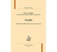 Goethe : oeuvres complètes