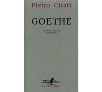 Goethe Pietro Citati (Auteur), Brigitte Pérol (Traduction)