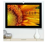 Goethes Gelb Gedanken zur Farbe (hochwertiger Premium Wandkalender 2026 DIN A2 quer), Kunstdruck in Hochglanz: Die schönsten Gelbtöne aus der Natur, charakterisiert von Goethe.