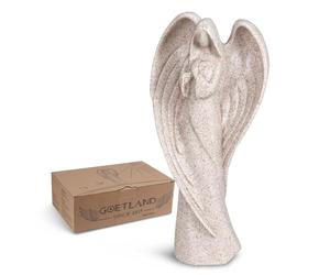 Goetland Figurine Ange Decoration Statue d'ange Gardien Décoration Spirituelle Statue Decoration Interieur Jardin Cadeau pour Femme Résine Artificielle 22 cm