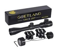 Goetland Lunettes de Visée 3-9x40 EG Telemetre Red Dot Rouge Vert Illuminé Rangerfinding SFP pour Tactique Chasse Airsoft Arbalète Carbine Tir Sportif