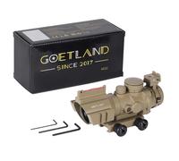 Goetland Lunettes de Visée à Prisme 4x32 Visée Sight Reflex Optic BDC SFP avec Mounture de 20 mm pour Tactique Chasse Airsoft Arbalète Carbine Tir Sportif