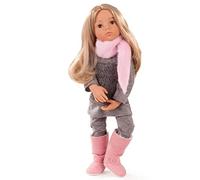 Götz 1466023 Happy Kidz Emily va au cinéma poupée - poupée Debout Multi-articulée de 50 cm de Haut avec Cheveux blonds, Yeux Marrons - Ensemble de 6 pièces