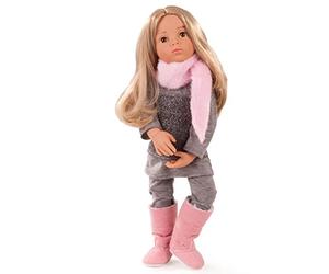 Götz 1466023 Happy Kidz Emily va au cinéma poupée - poupée Debout Multi-articulée de 50 cm de Haut avec Cheveux blonds, Yeux Marrons - Ensemble de 6 pièces