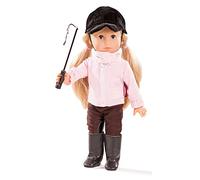 Götz 1613026 Tout comme Moi - Poupée Mia Rides - Poupée Debout de 27 cm de Haut avec Cheveux blonds, Frange et Yeux Bleus endormis - pour Les Enfants à partir de 3 Ans