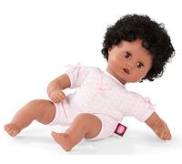 Götz 1920835 Muffin à Habiller poupée - Poupée bébé de 33 cm de Haut avec des Yeux endormis Marron, des Cheveux Noirs et Un Corps Doux - à partir de 18 Mois