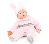 Götz 2127902 Poupée Maxy Muffin Pastelino - Poupée bébé de 42 cm de Haut avec des Yeux endormis Bleus, sans Cheveux et Corps Mou - Poupée au Corps Souple en Ensemble de 4 pièces