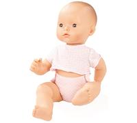 Götz 2218047 Poupée de Bain Maxy Aquini à Habiller - Poupée 42 cm sans Cheveux, Yeux endormis Bleus - Ensemble 3 pièces - Poupée bébé Fille